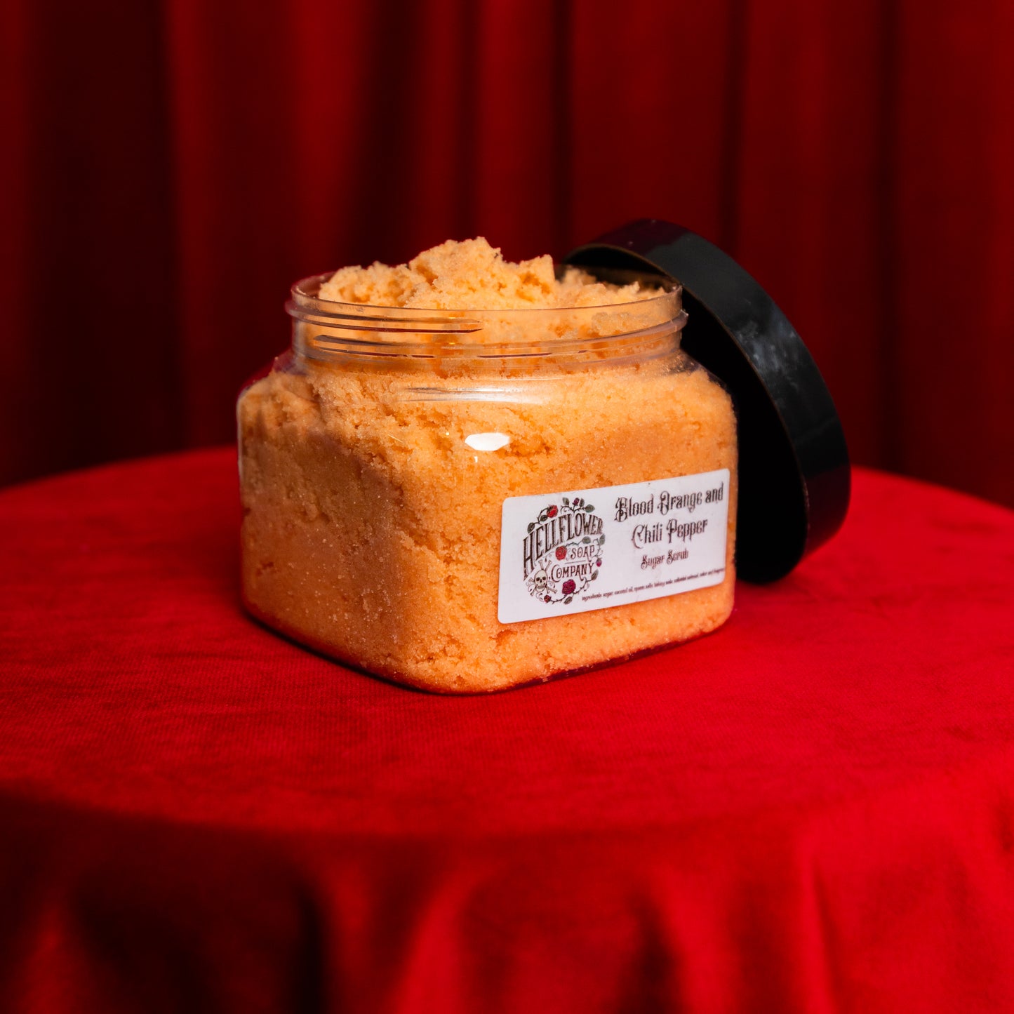 Blood Orange and Chili Pepper Sugar Scrub